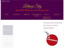 Tablet Screenshot of lollipopsky.com